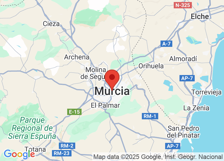 Map showing event location