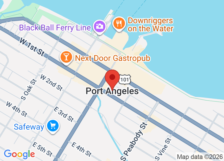 Map showing event location