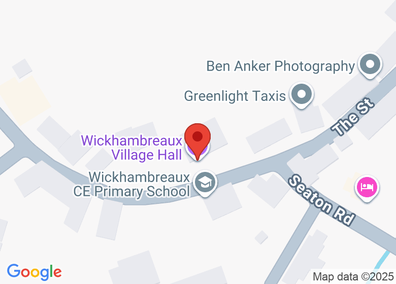 Map showing event location