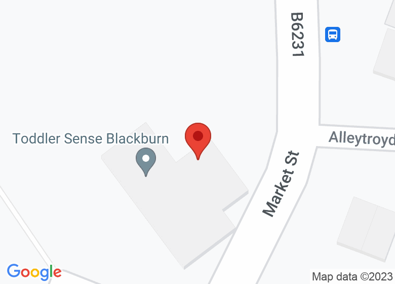 Map showing location of Sensation - the sensory gym 