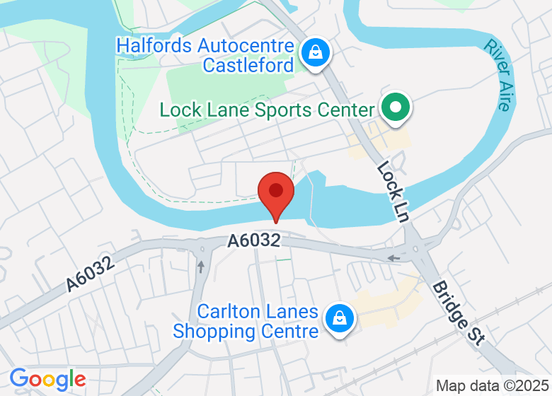 Map showing location of Queen's Mill Tearooms
