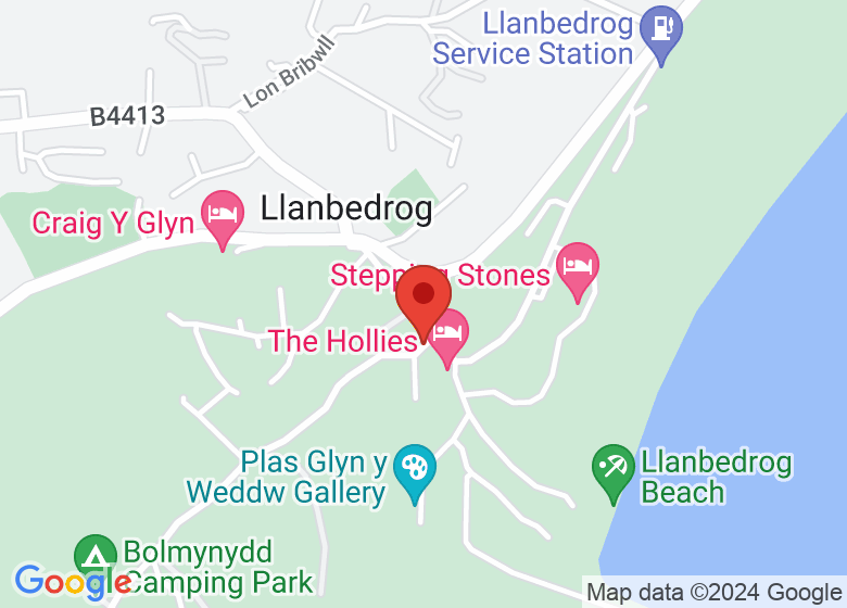 Map showing location of St Pedroc's Church Hall 