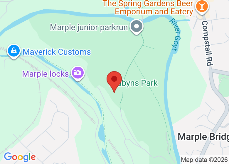 Map showing location of Brabyns Park recreational centre