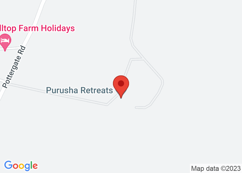 Map showing location of Purusha Retreats