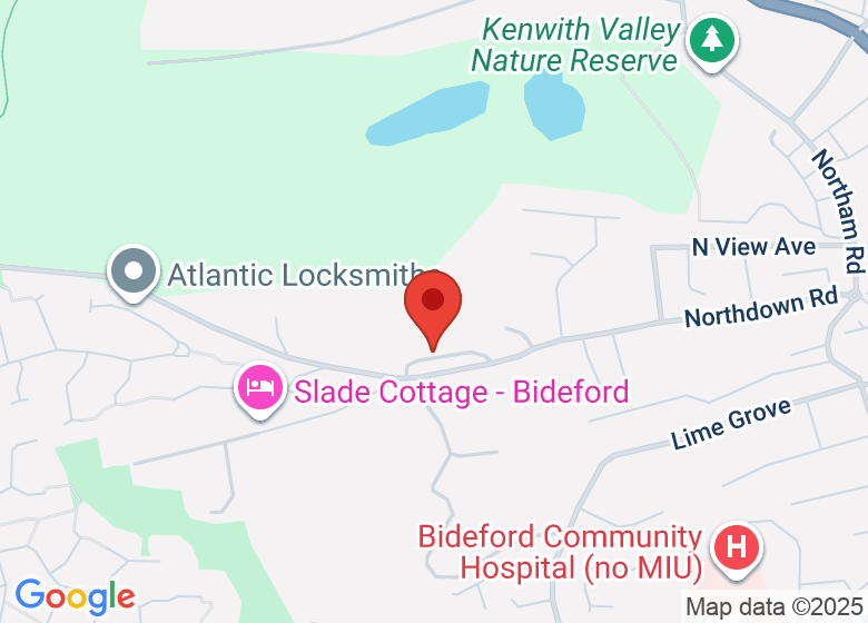 Map showing location of Kingsley School Devon