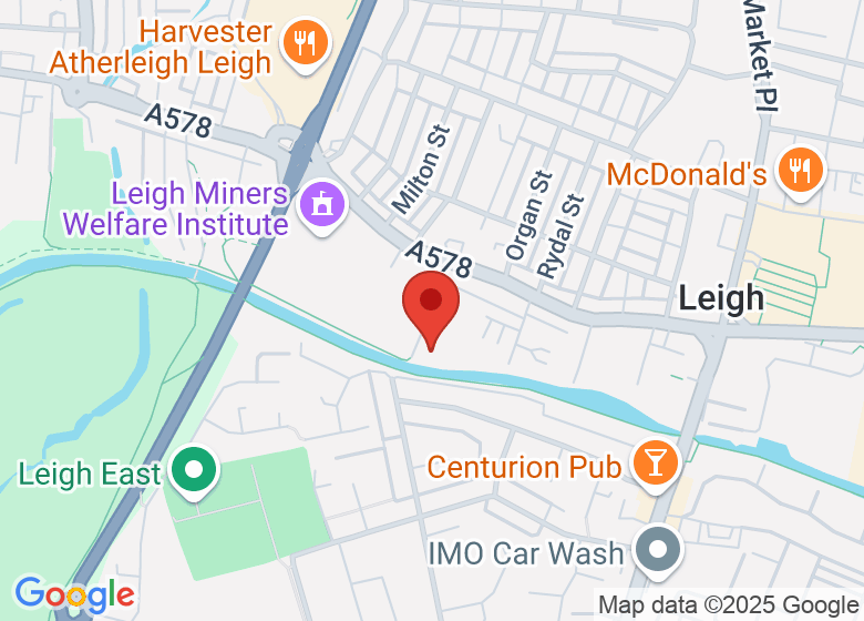 Map showing location of ASCEND Hot Yoga