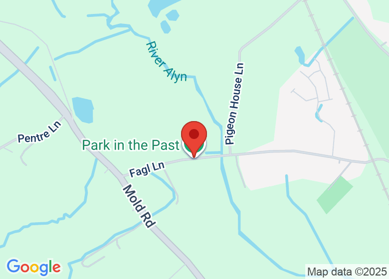 Map showing location of Park in the Past
