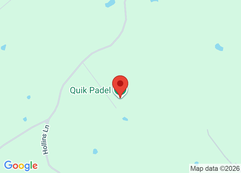 Map showing location of Quik Padel