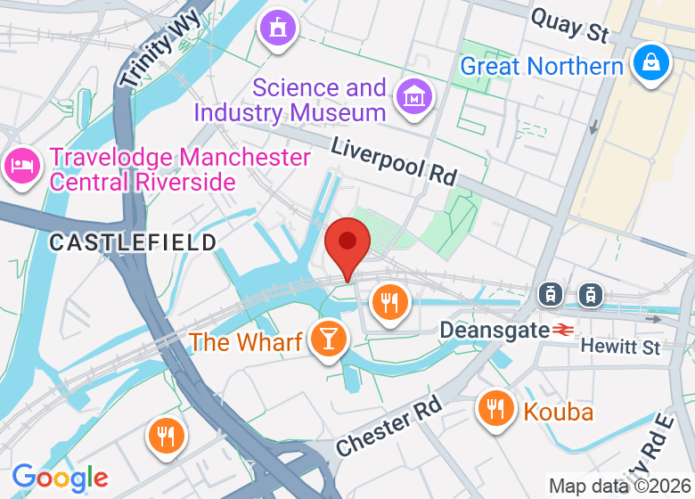 Map showing location of Layla's Cafe 
