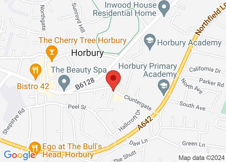 Map showing location of The Cluntergate Centre