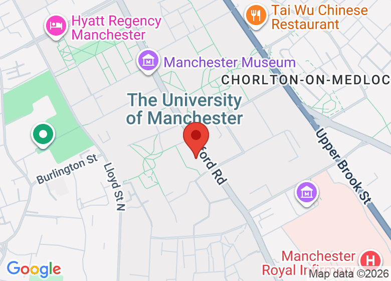 Map showing location of Manchester Academy 2