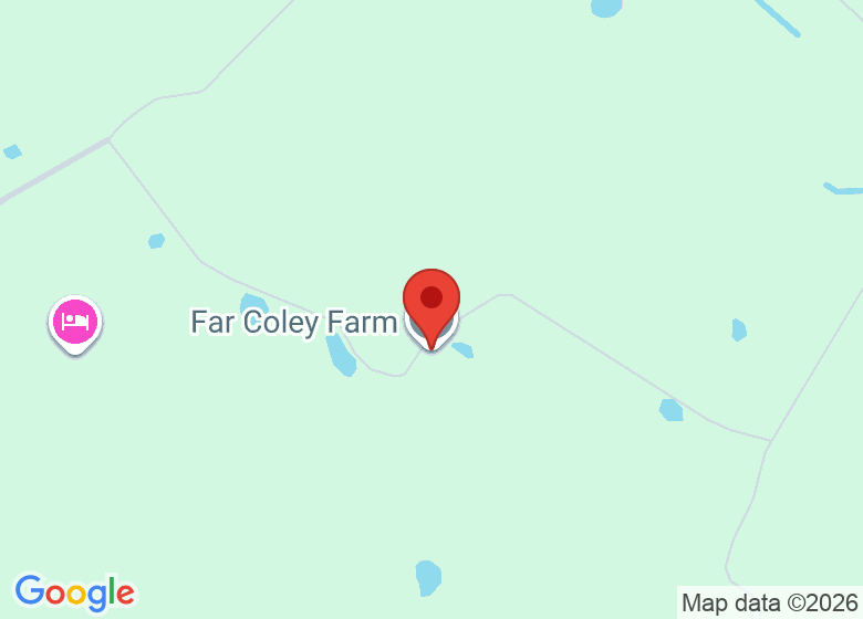 Map showing location of Far Coley Farm