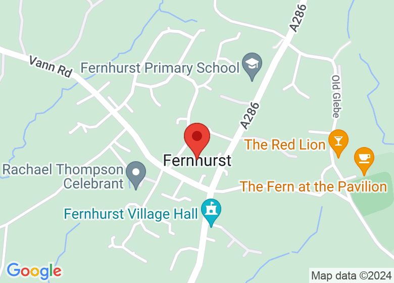 Map showing event location