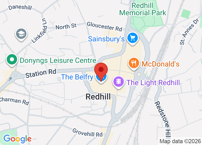Map showing location of Waterstones