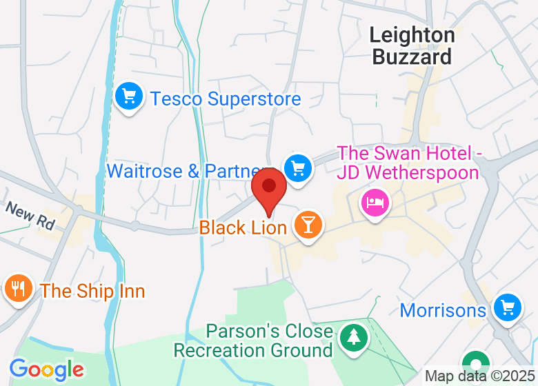 Map showing location of The Refill Leighton Buzzard