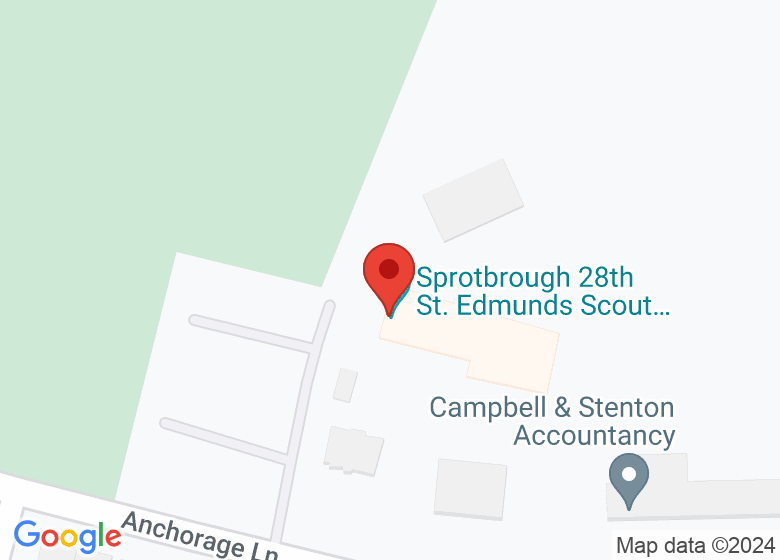 Map showing location of 28th Doncaster St Edmunds Scout Hall