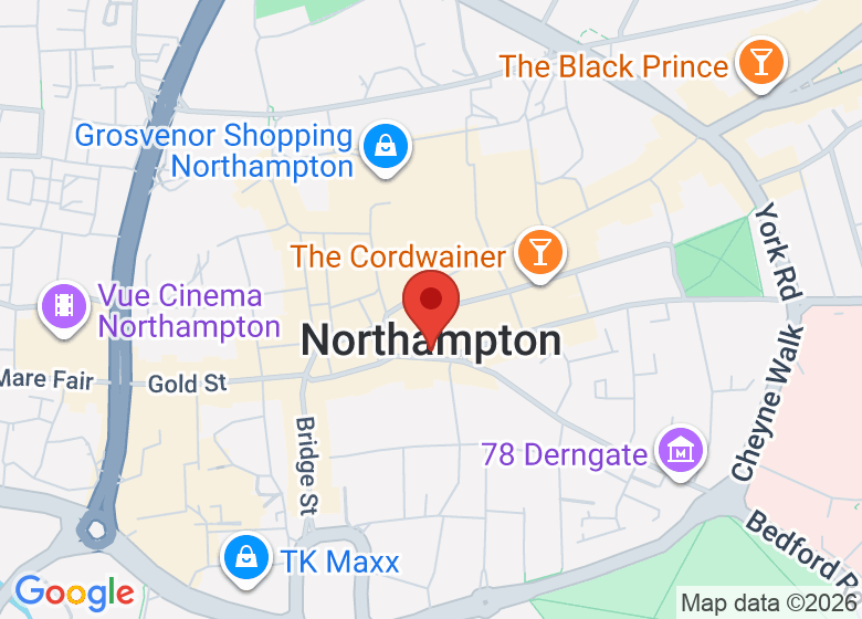 Map showing location of The Guildhall