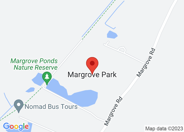 Map showing location of Margrove Heritage Centre