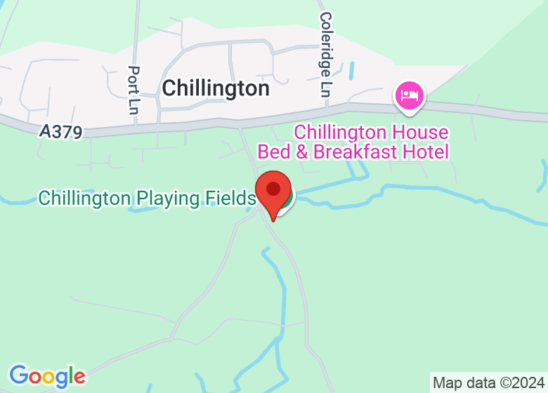 Map showing location of Chillington Village Hall