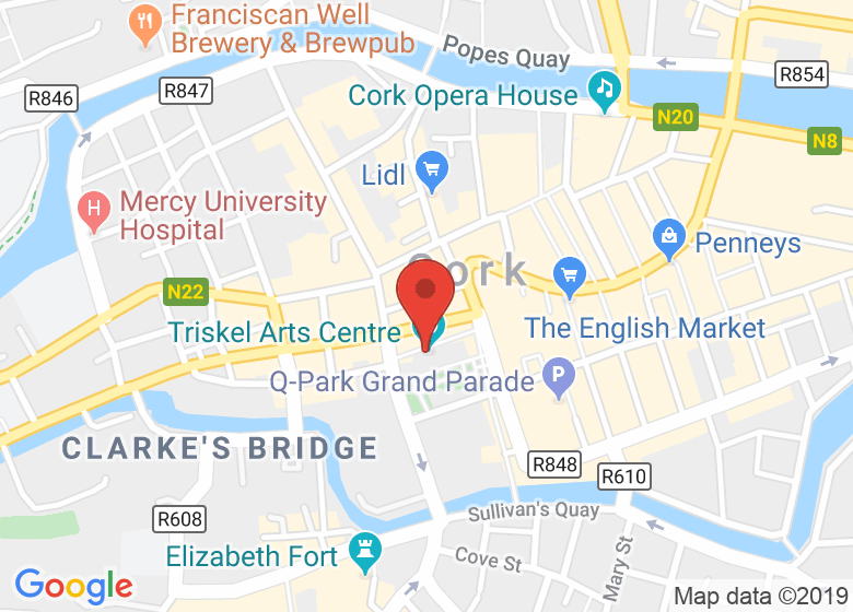Map showing location of Collective Cork