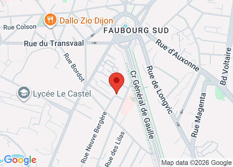 Carte montrant l'emplacement de Espace Zen Manava