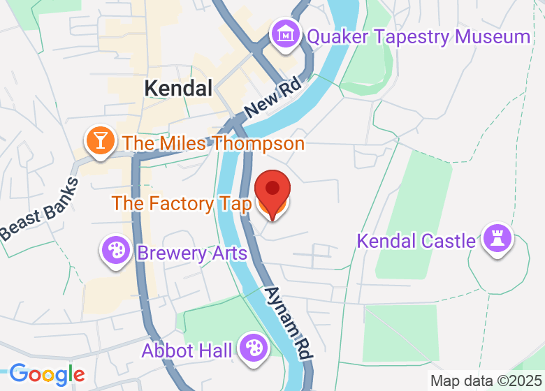 Map showing location of The Factory Tap