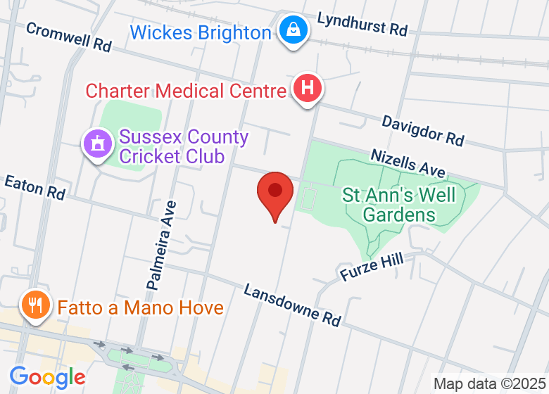 Map showing location of Brunswick Primary School