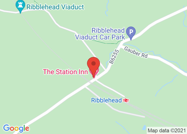 Map showing location of The Station Inn