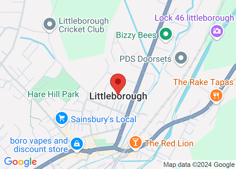 Map showing event location