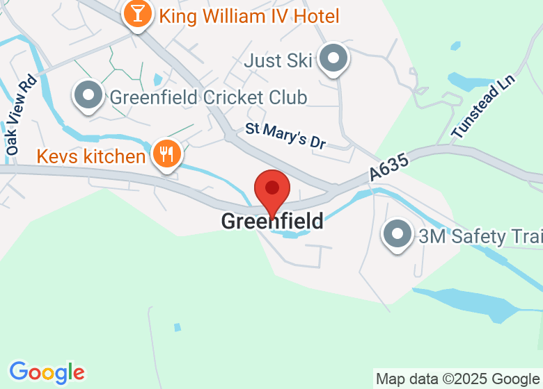 Map showing location of Holmfirth Road