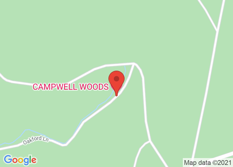 Map showing location of CAMPWELL WOODS