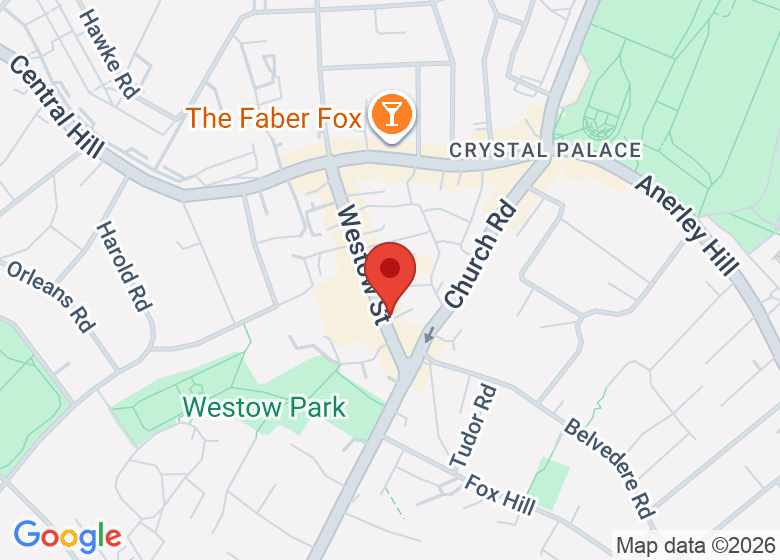 Map showing location of The Little Escape Studio