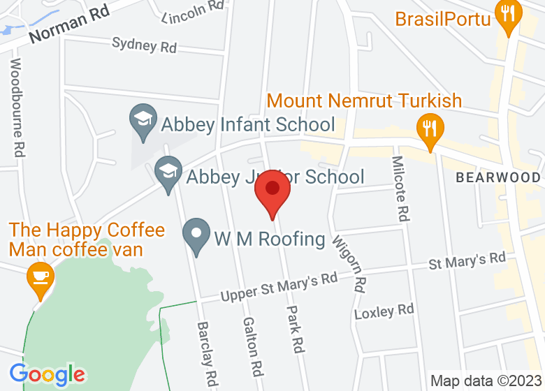 Map showing location of Mango Mosaics