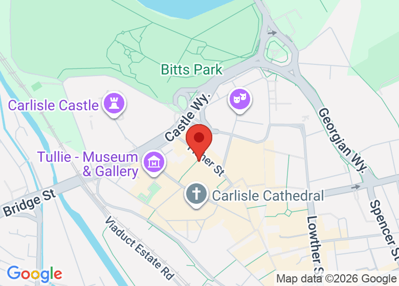 Map showing location of Crown Lane Cellar