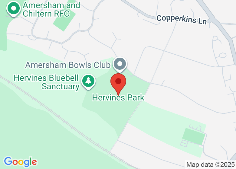 Map showing location of HERVINES PARK PAVILION 