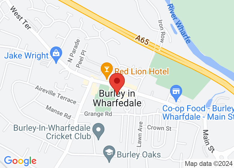 Map showing location of St Mary's Parish Centre