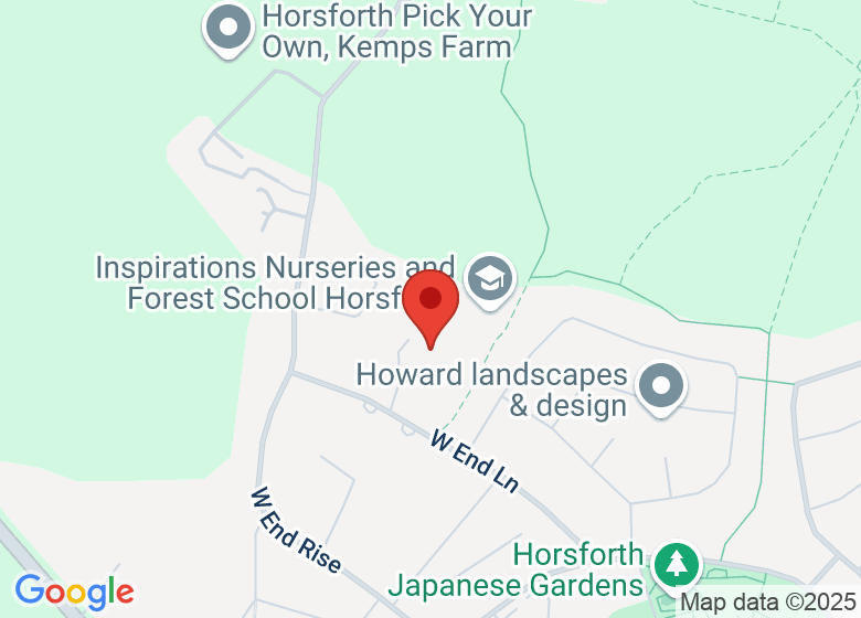 Map showing location of West End Primary School and Nursery