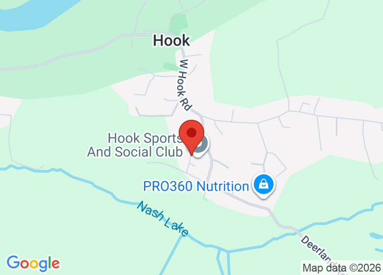 Map showing location of Hook Sports And Social Club