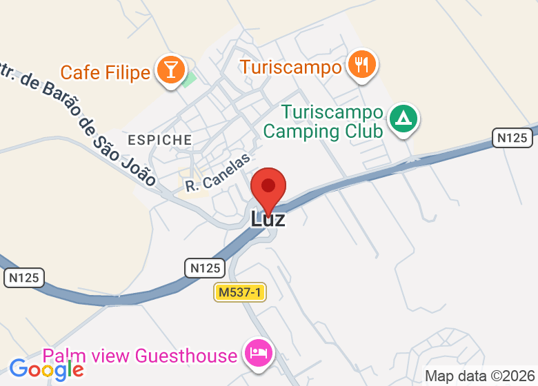 Map showing event location