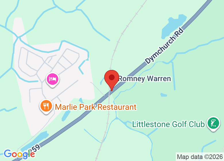 Map showing location of The Nest (New Romney)
