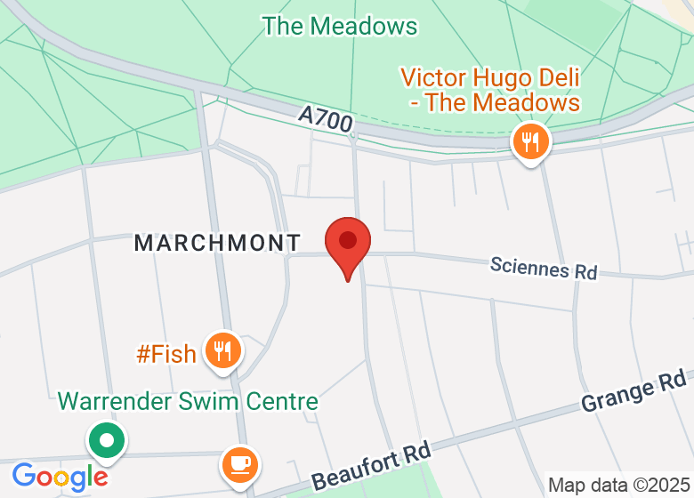 Map showing location of Laudate Haus