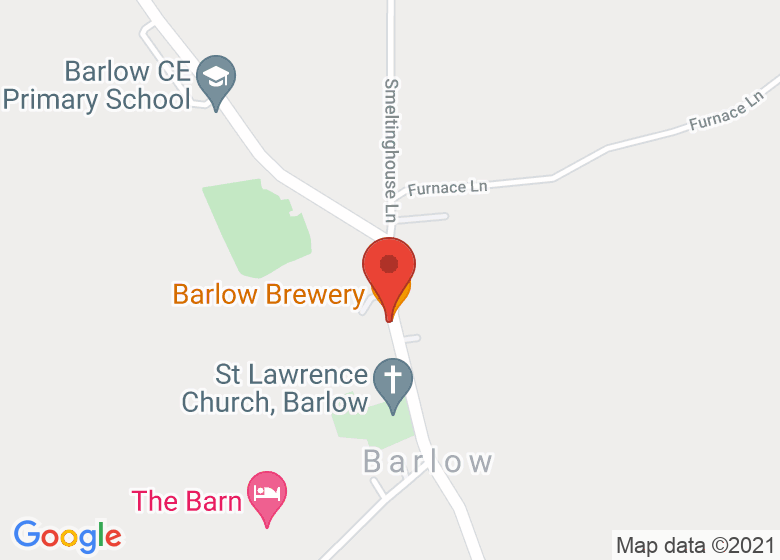 Map showing location of Barlow, Church Farm