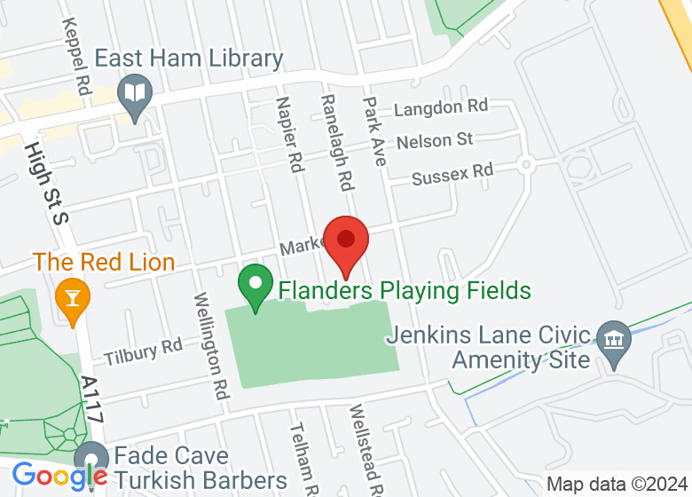 Map showing location of Artcore Building