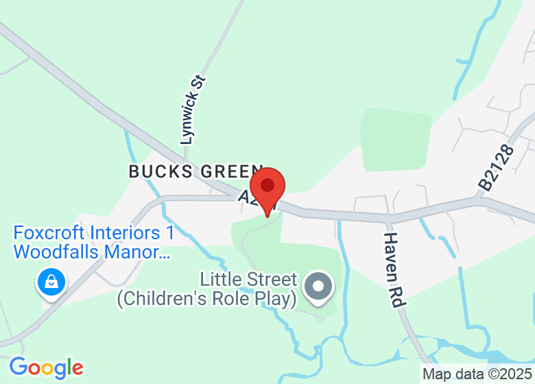 Map showing location of Rudgwick Village Hall