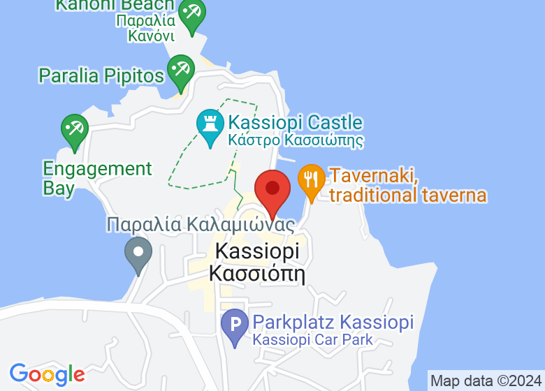 Map showing event location