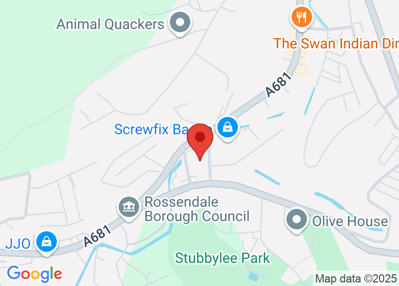Map showing location of Tommy Tumble Town