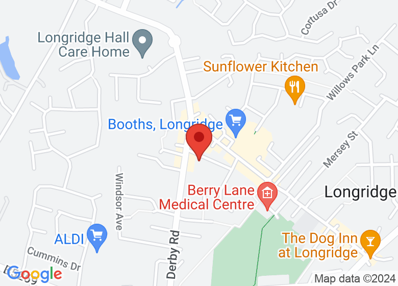 Map showing location of Tonic Acupuncture