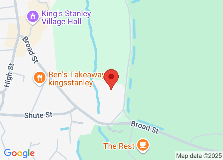 Map showing location of King's Stanley C of East Primary School