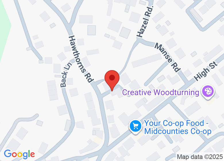 Map showing location of Drybrook Methodist Church