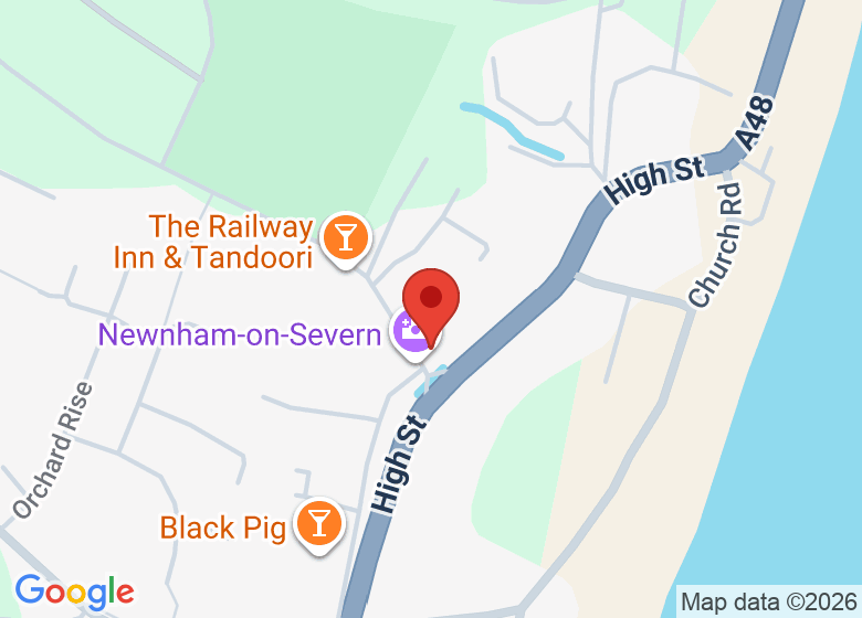 Map showing location of The George Community Cafe